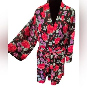 Flora by Flora Nikrooz Cottagecore Boho Whimsical Romantic Floral Evening Robe